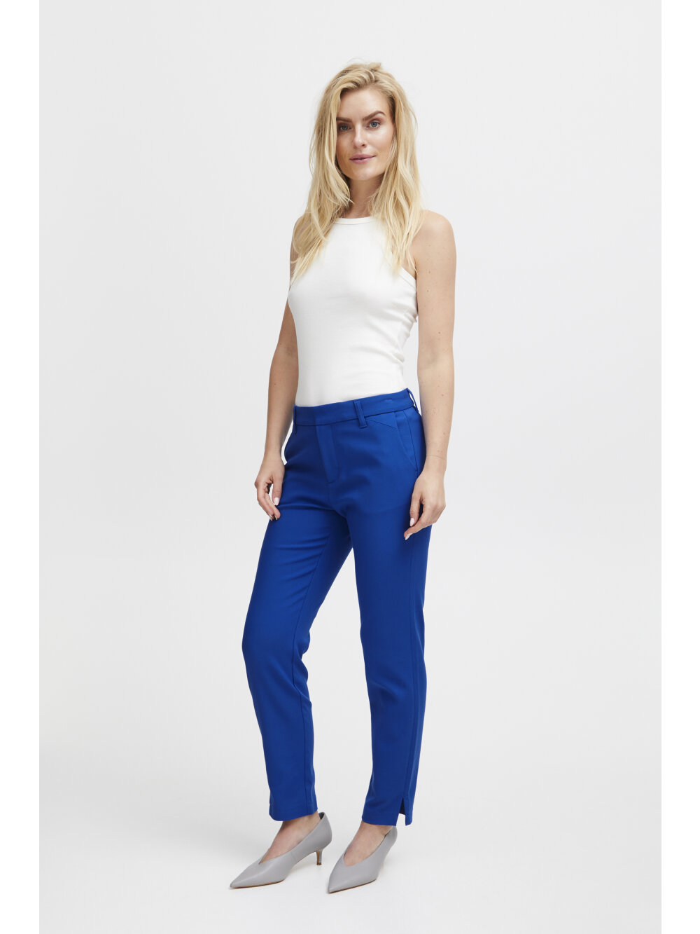 Pulz Jeans - PZBINDY HW PANT ANKL. SKINNY L