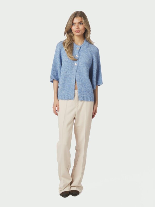 Neo Noir - Benuta Fluffy Knit Cardigan Neo Noir - Benuta Fluffy Knit Cardigan