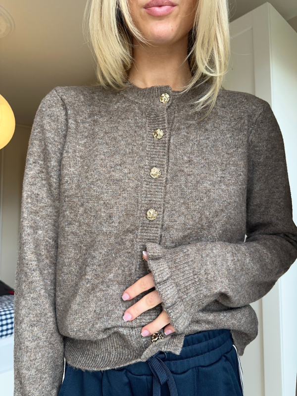 Continue - Sisse gold cardigan Continue - Sisse gold cardigan