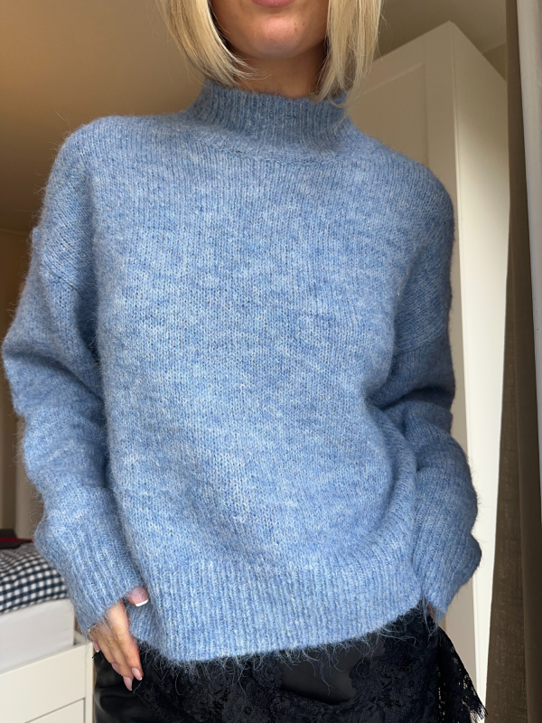 Neo Noir - Paulina Fluffy Knit Blouse Neo Noir - Paulina Fluffy Knit Blouse