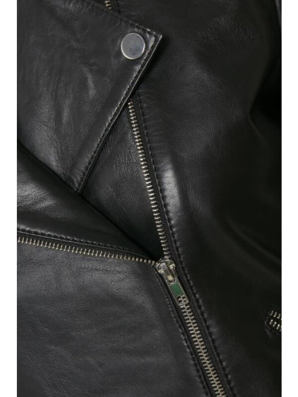 Soaked In Luxury - SLMaeve Leather Jacket LS Soaked In Luxury - SLMaeve Leather Jacket LS