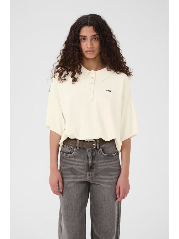 Gestuz - GZtalla ss polo pullover Gestuz - GZtalla ss polo pullover