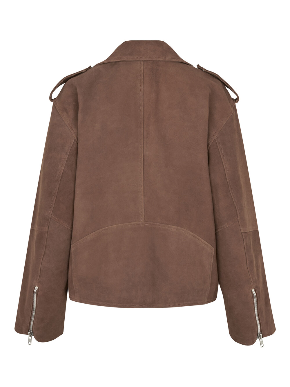 Modström - Hullamd ruskindsjakke