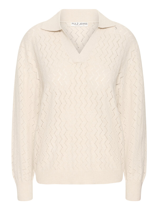 Pulz Jeans - PZSTEFFI POLO PULLOVER