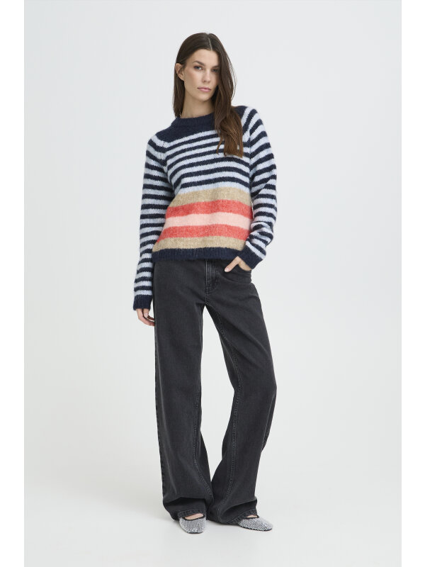 Pulz Jeans - PZABENA STRIPED PULLOVER