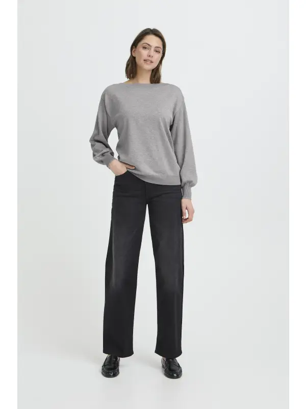 ICHI - IHLULS BOAT NECK LS ICHI - IHLULS BOAT NECK LS