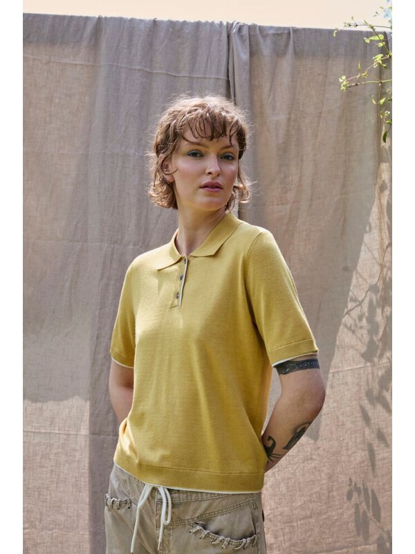 Pulz Jeans - PZSARA SS POLO PULLOVER