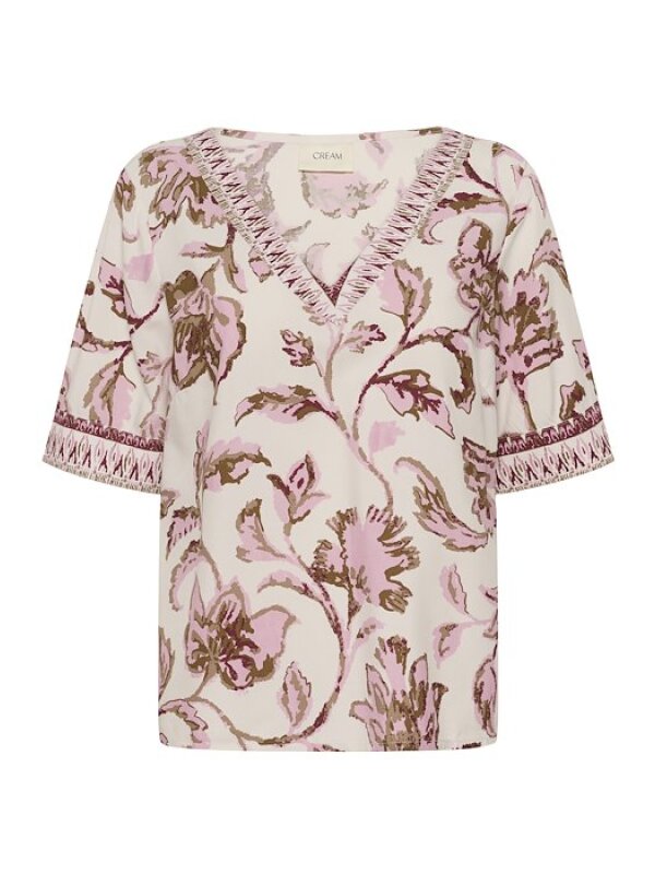 Cream - CRTiah Bluse Cream - CRTiah Bluse