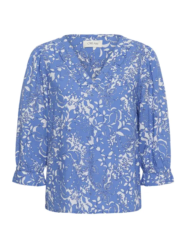 Cream - CRTiah Boho Blouse Cream - CRTiah Boho Blouse