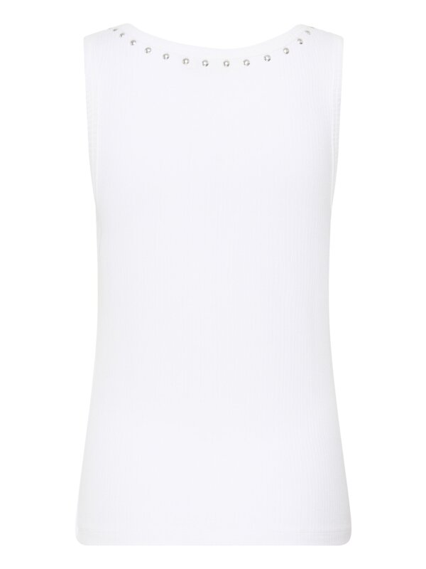 Cream - CRRibba Studs Top Cream - CRRibba Studs Top