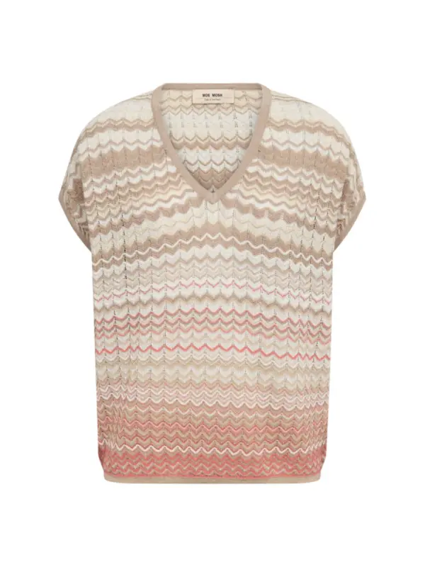 Mos Mosh - MMShani Zig-Zag Strik top Mos Mosh - MMShani Zig-Zag Strik top