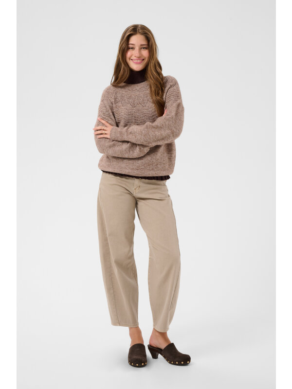 Cream - CRJunah Pointelle Pullover