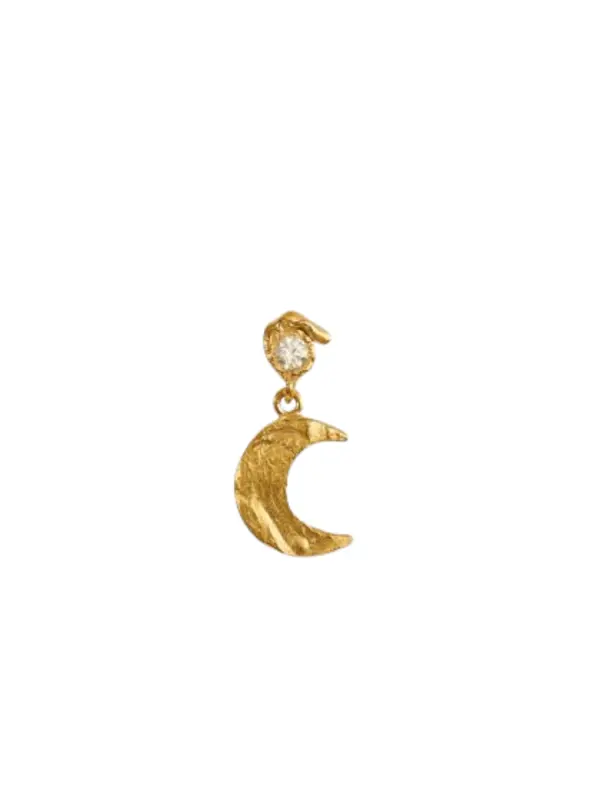 Stine A - Petit Flow Earring with Claire de Lune Stine A - Petit Flow Earring with Claire de Lune