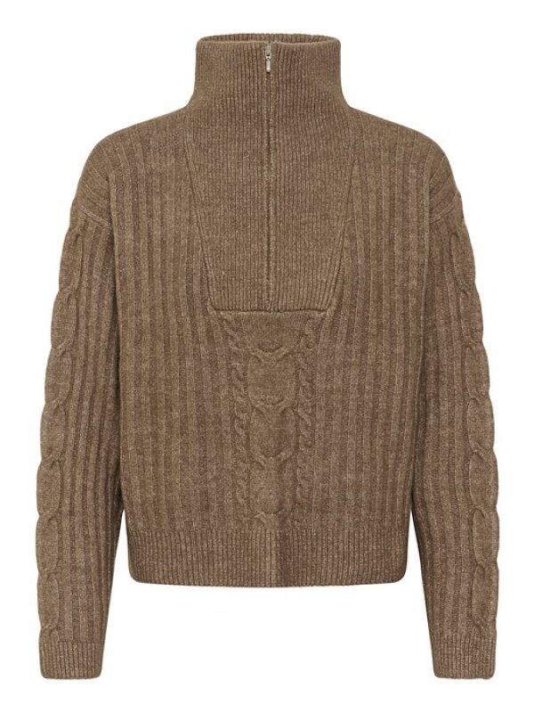 Cream - CRSiffe Zipper Pullover
