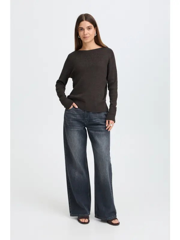 Pulz Jeans - PZSARA BOATNECK PULLOVER Pulz Jeans - PZSARA BOATNECK PULLOVER