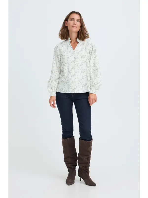 Pulz Jeans - PZDEBORAH LS BLOUSE Pulz Jeans - PZDEBORAH LS BLOUSE