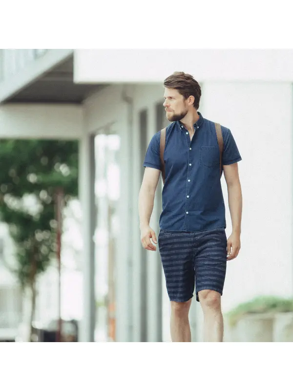 Kronstadt - Jonas Stripe Shorts
