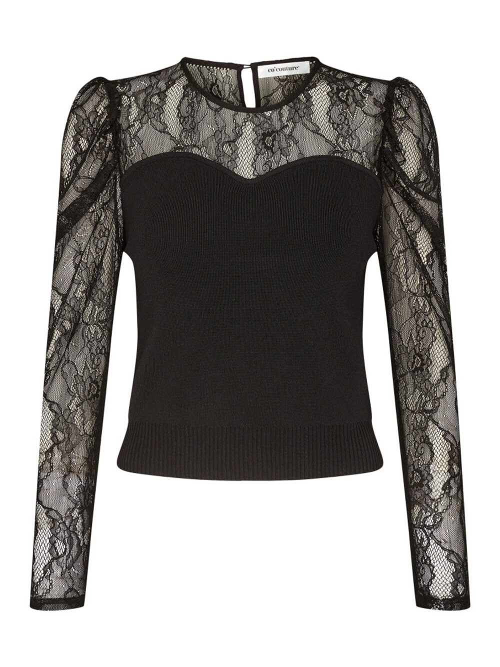Co´Couture - Leena Lace Mix Bluse