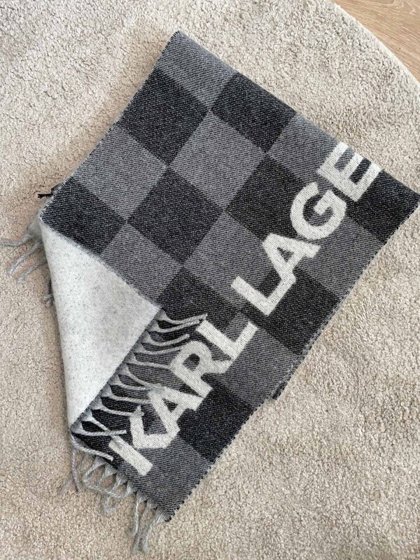 Karl Lagerfeld - Check Halstørklæde Grey Multi