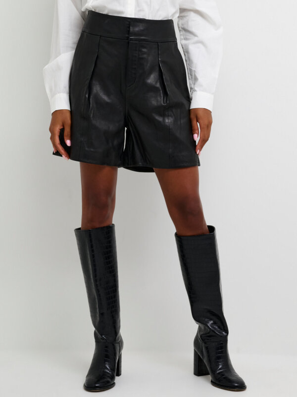 My Essential Wardrobe - 12 The Leather Shorts 100031