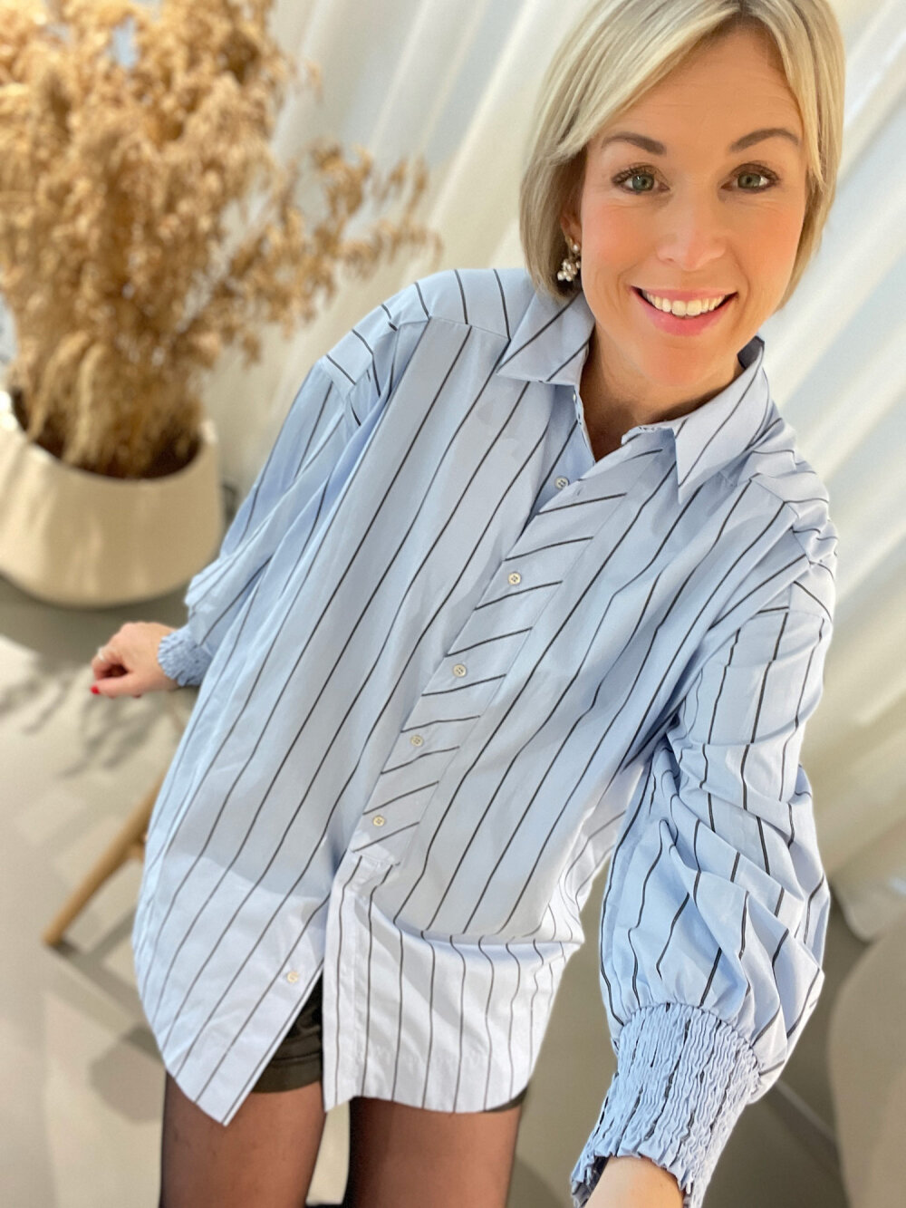 Co´Couture - Ivanacc Oversized Skjorte 