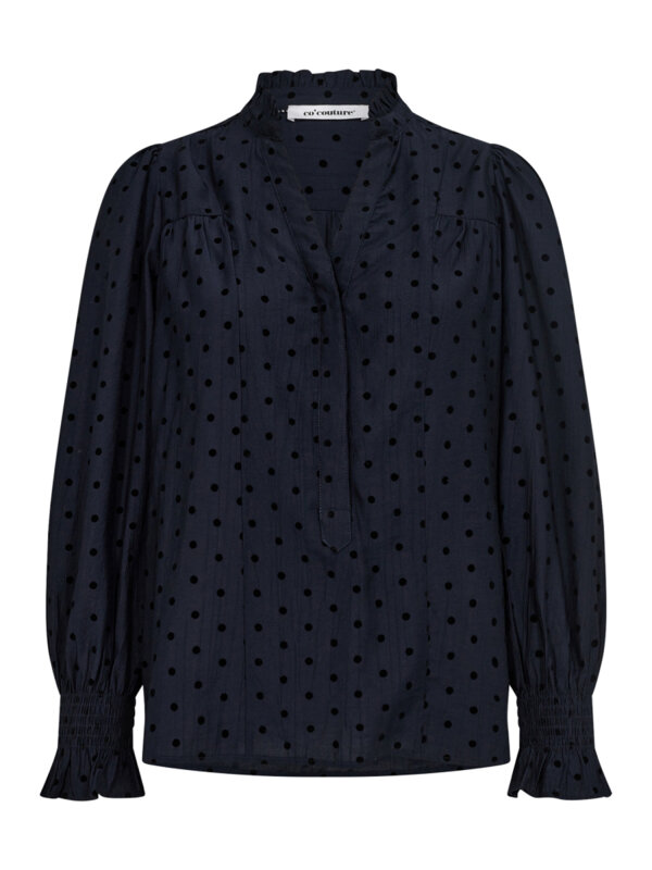 Co´Couture - DollyCC Dot V-Bluse 
