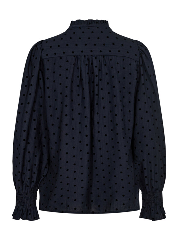 Co´Couture - DollyCC Dot V-Bluse 