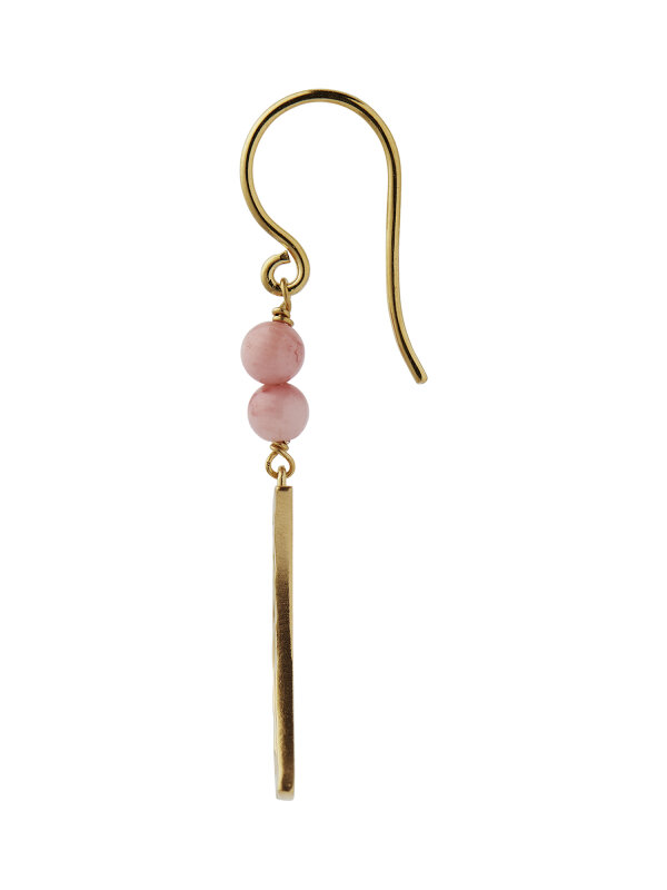 Stine A - Bella Moon Earring with Coral