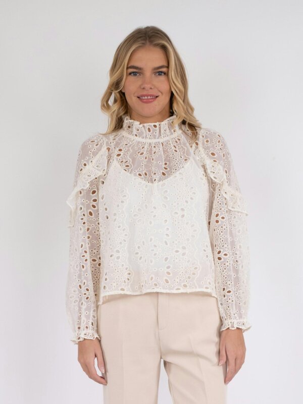 Neo Noir - Nadira Embroidery Bluse